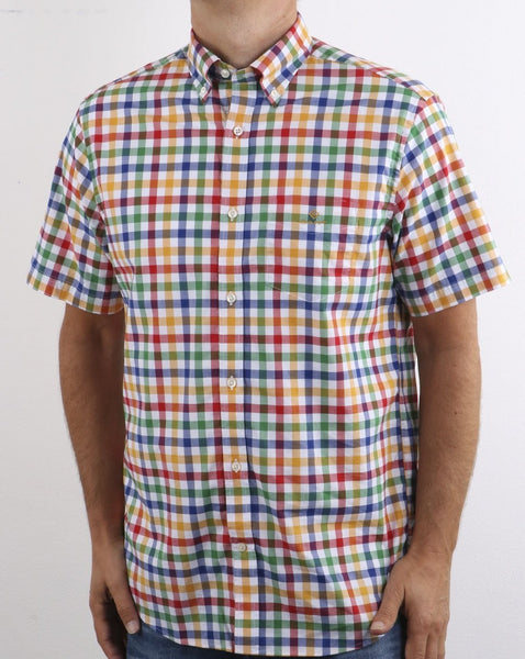 Gant Gingham Shirt Ivy Gold