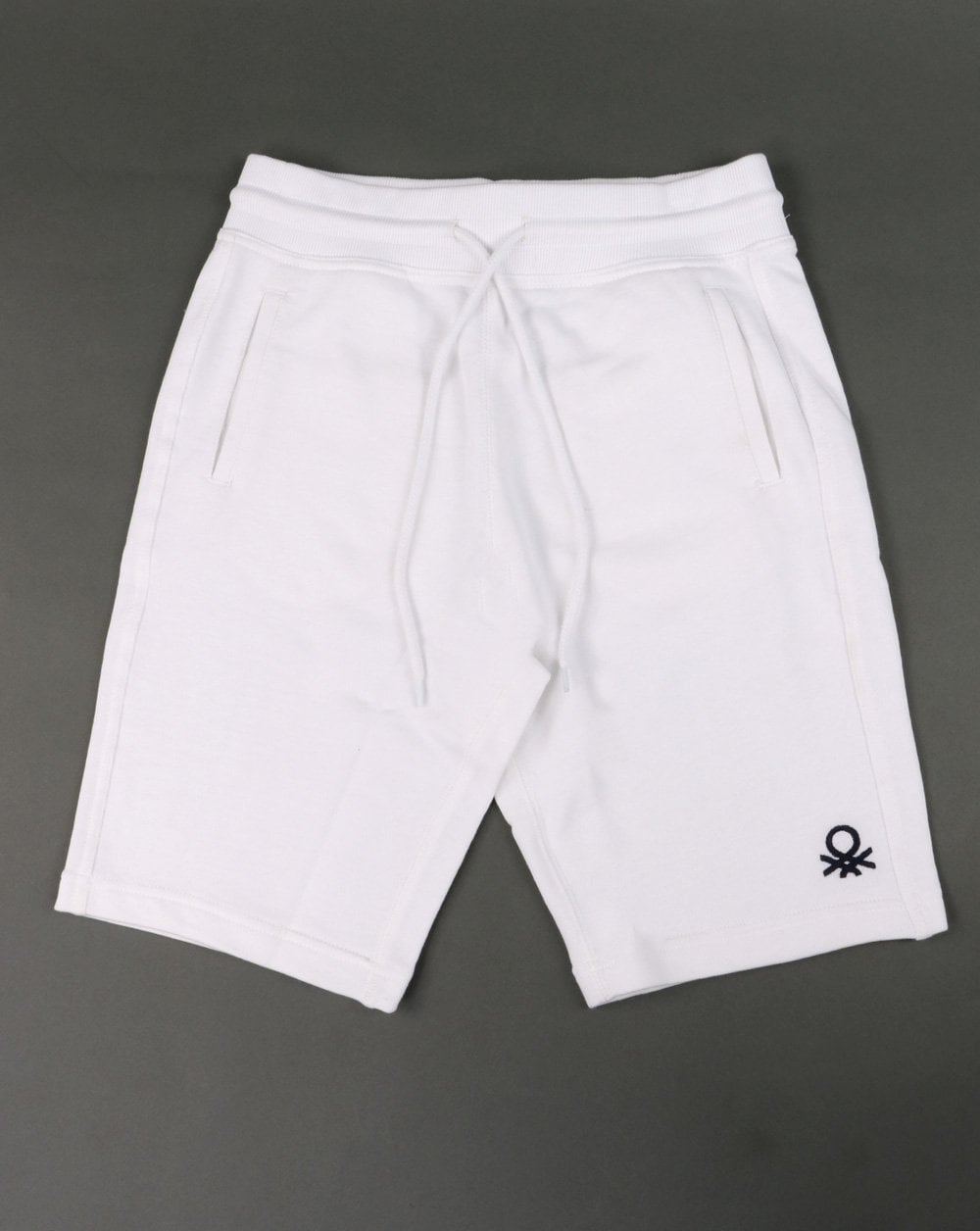 Benetton Lounge-Shorts Weiß