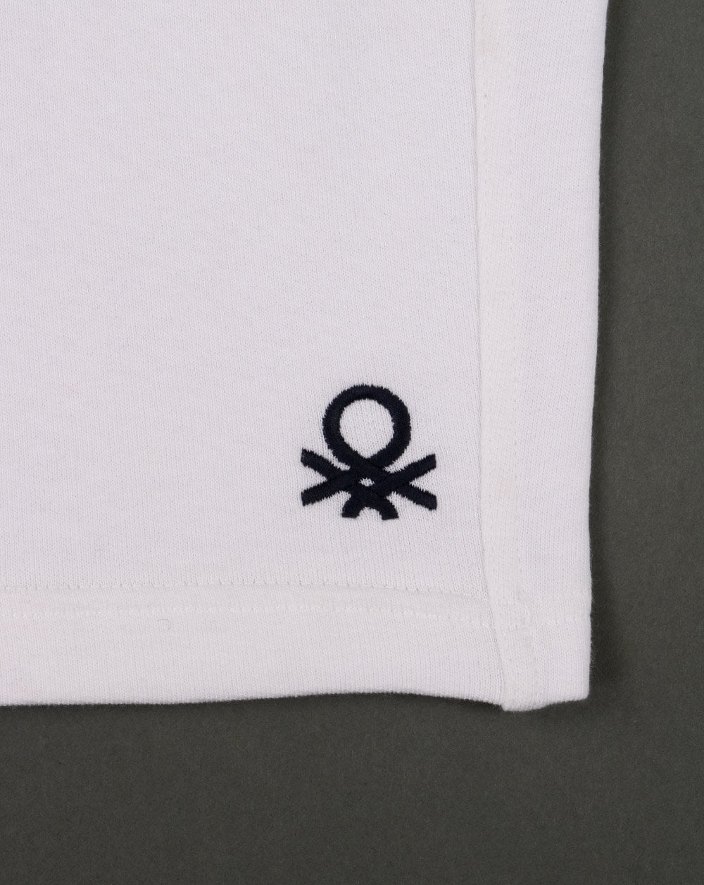 Benetton Lounge-Shorts Weiß
