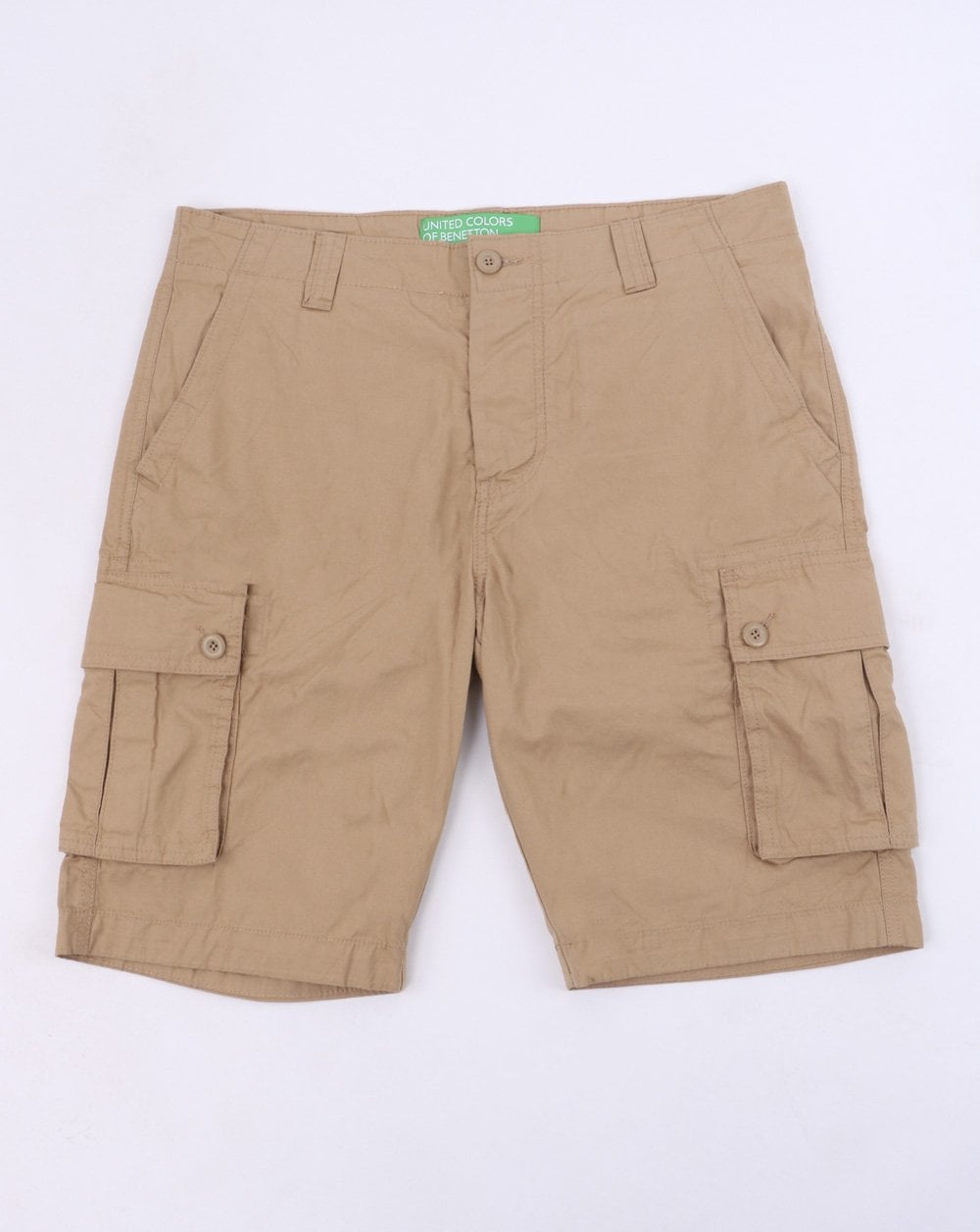 Benetton Combat Shorts Beige