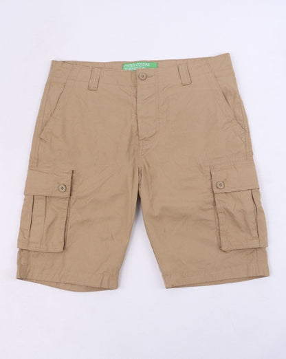 Benetton Combat Shorts Beige