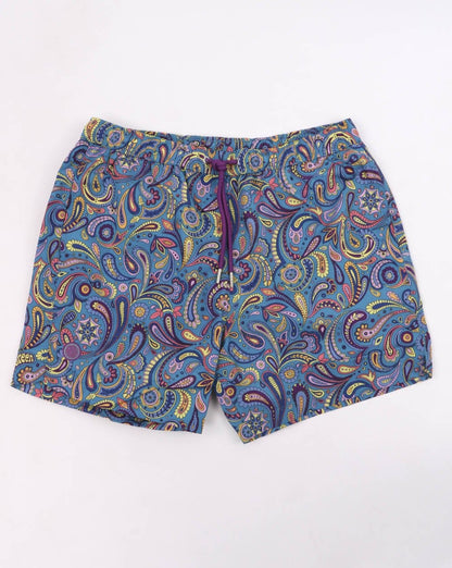 Pretty Green Festival Paisley Badeshorts