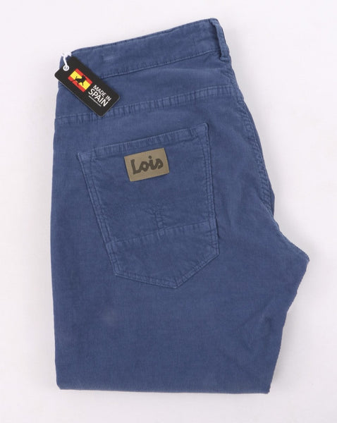 Lois Sierra Needle Cords Fresh Blue