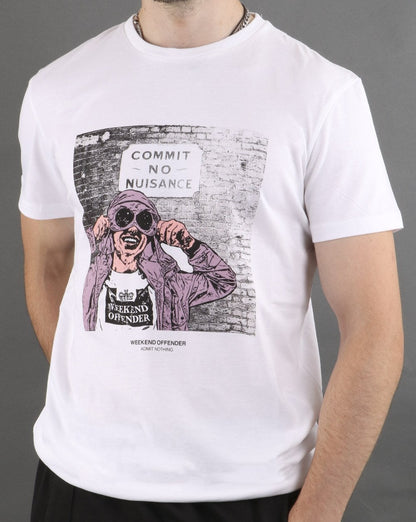 Weekend Offender Nuisance T-Shirt Weiß