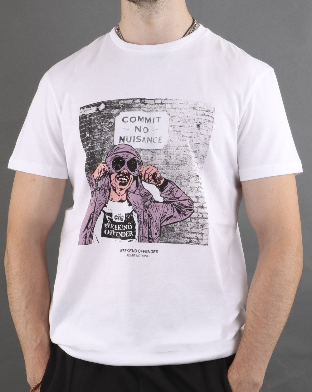 Weekend Offender Nuisance T-Shirt Weiß