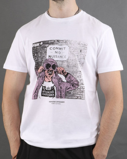 Weekend Offender Nuisance T-Shirt Weiß