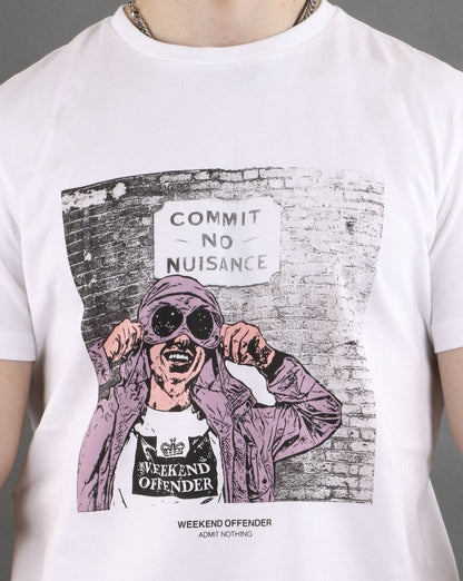 Weekend Offender Nuisance T-Shirt Weiß