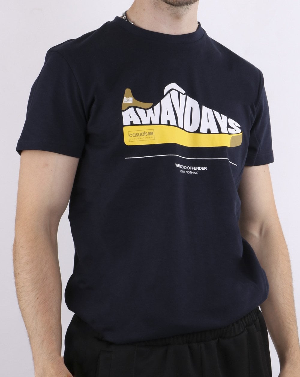 Weekend Offender Forest T-Shirt Marineblau