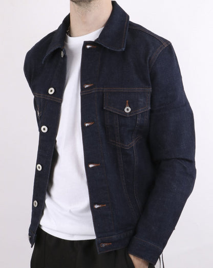 Pretty Green Jeansjacke, Marineblau