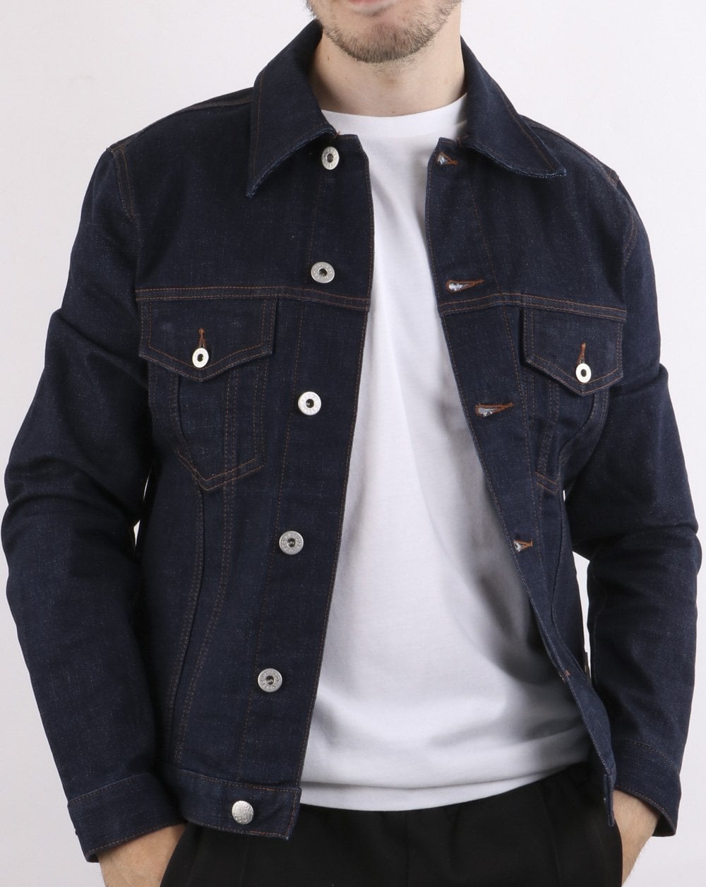 Pretty Green Jeansjacke, Marineblau