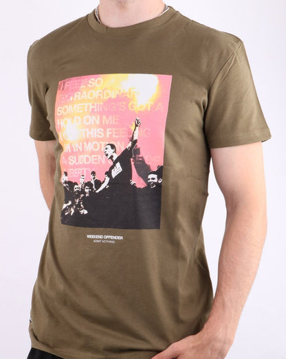Weekend Offender True Faith T-Shirt Militärgrün