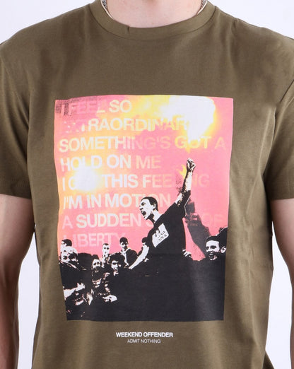 Weekend Offender True Faith T-Shirt Militärgrün