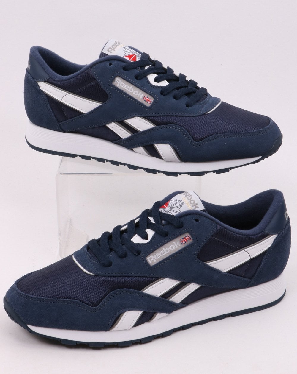Reebok Classic Nylon Sneaker Team Navy/Platin