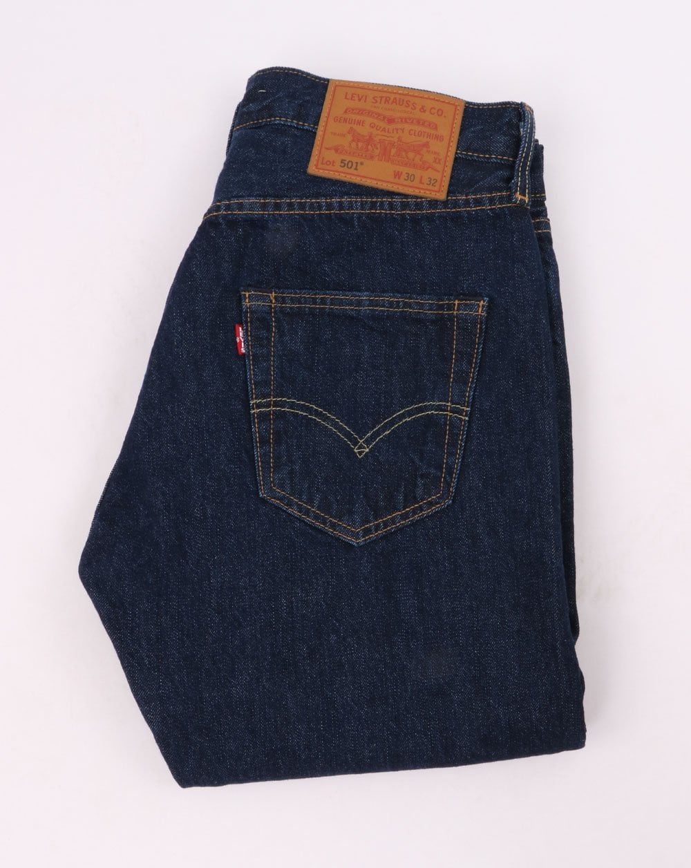 Levis 501 Original Straight Fit Jeans, eine Waschung