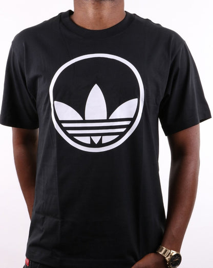 Adidas Originals Circle Trefoil T-Shirt Schwarz/Weiß