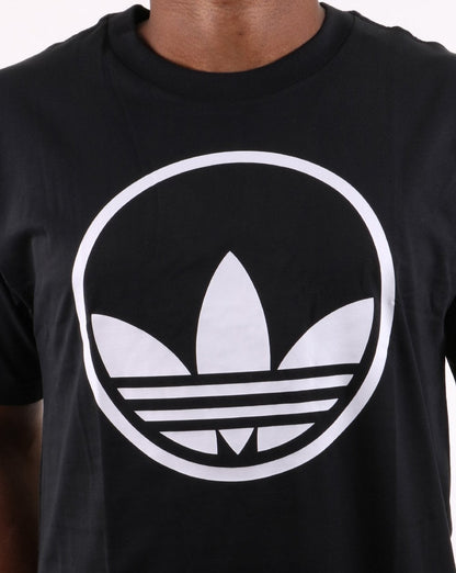 Adidas Originals Circle Trefoil T-Shirt Schwarz/Weiß