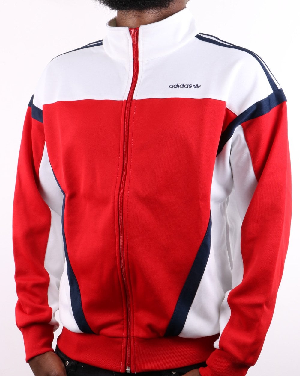 Adidas Originals Classics Trainingsjacke Scharlachrot/Weiß
