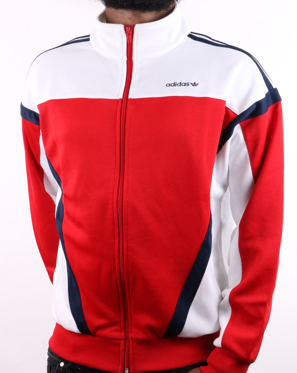 Adidas Originals Classics Trainingsjacke Scharlachrot/Weiß