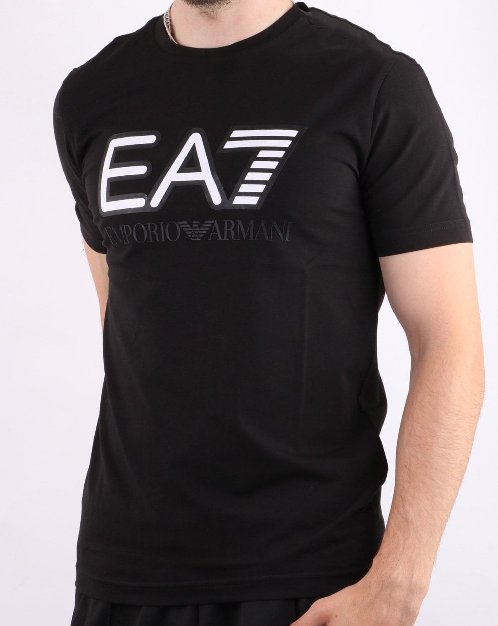 Ea7 T-Shirt Schwarz