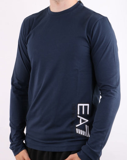 Ea7 T-Shirt Marineblau