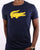 Lacoste Logo T-shirt Navy/Yellow
