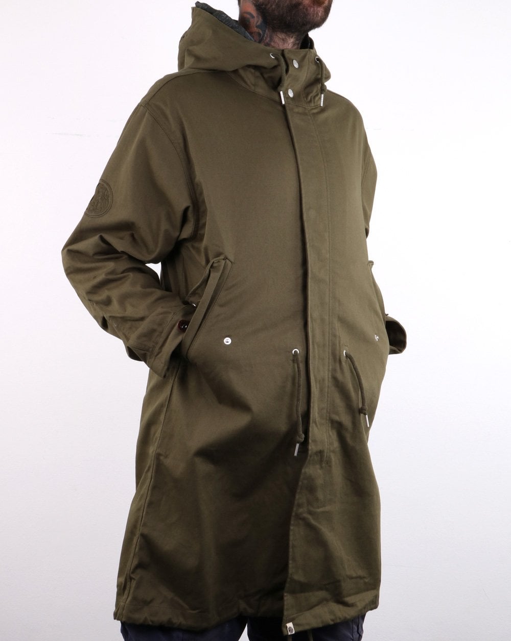 Pretty Green Lomas Parka Green
