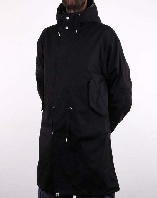 Pretty Green Pretty Green Lomas Parka Schwarz