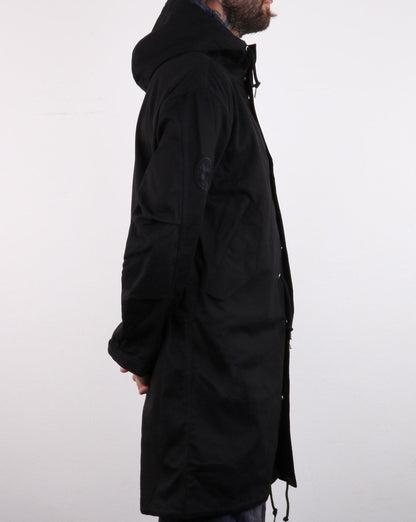 Pretty Green Lomas Parka Schwarz