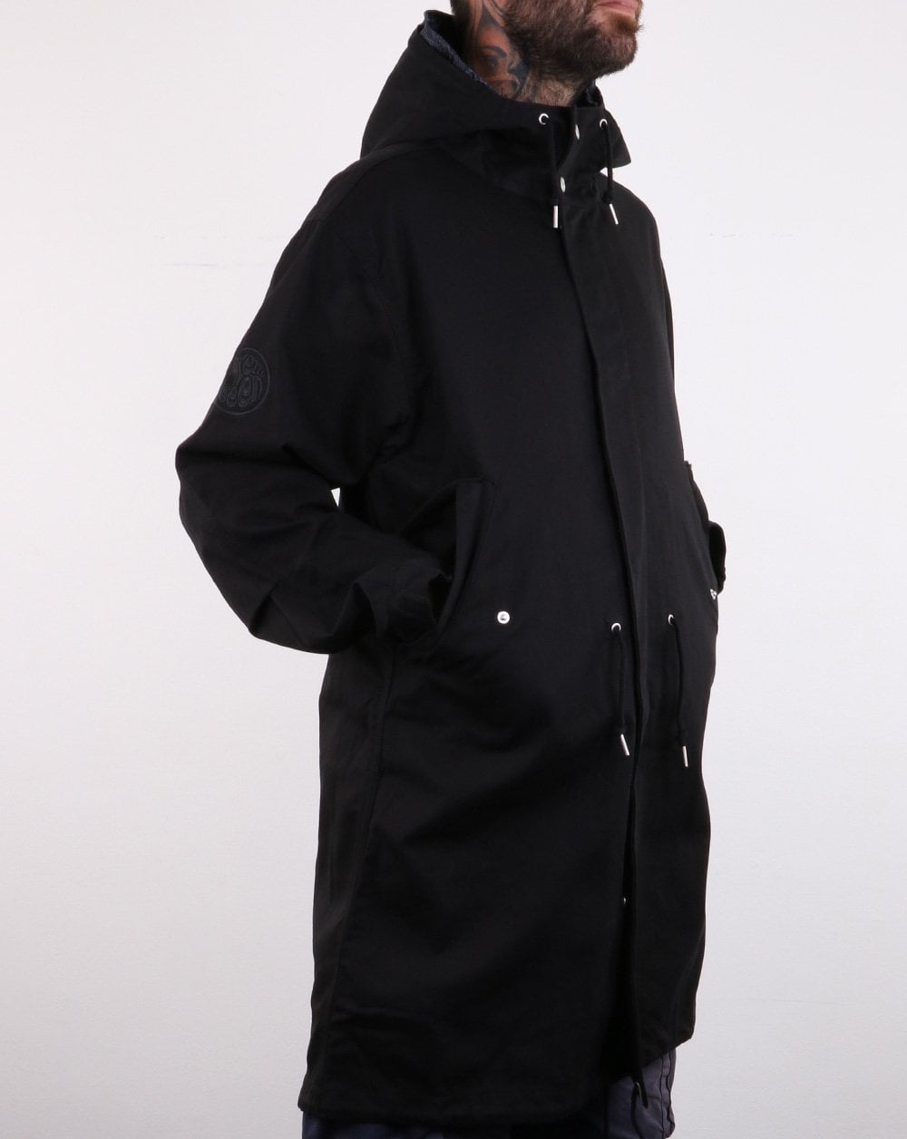 Pretty Green Lomas Parka Black