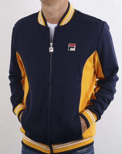 Fila Vintage Settanta Track Top Pro F Exclusive Marineblau/Goldgelb