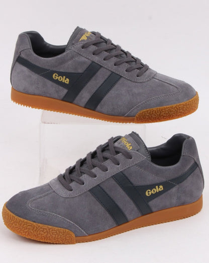 Gola Harrier Wildleder-Sneaker Shadow/Marineblau