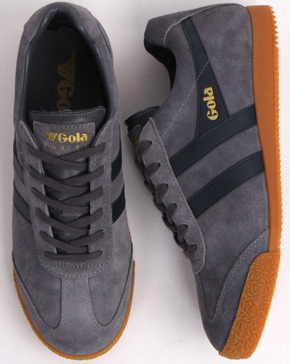 Gola Harrier Wildleder-Sneaker Shadow/Marineblau