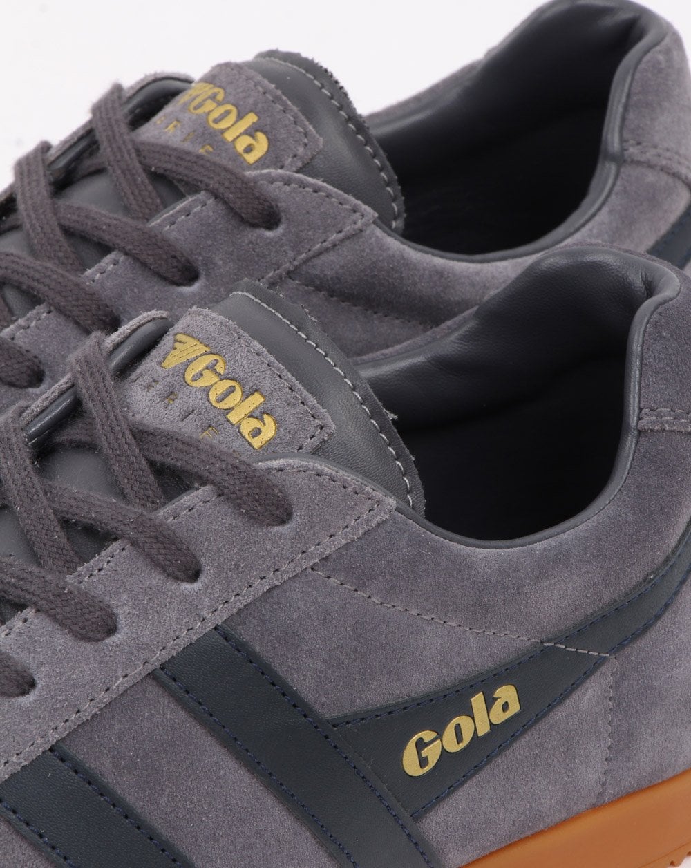 Gola Harrier Wildleder-Sneaker Shadow/Marineblau