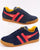 Gola Harrier Suede Trainer Navy/Red