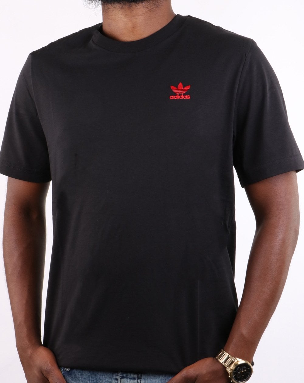 Adidas Originals T-Shirt Schwarz/Rot