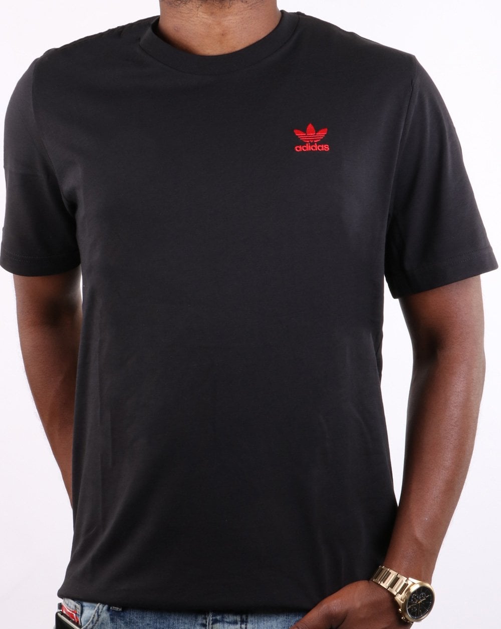 Adidas Originals T-Shirt Schwarz/Rot