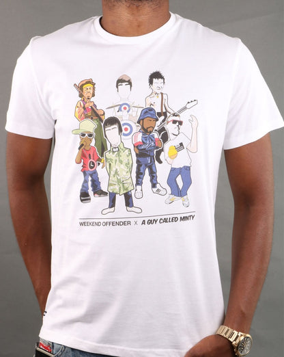 Weekend Offender Legends X Minty T-Shirt Weiß