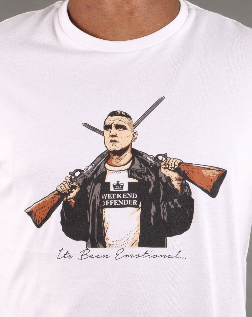 Weekend Offender – T-Shirt „It’s Been Emotional“ in Weiß