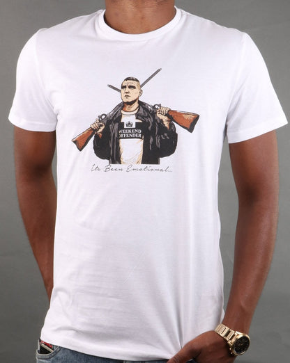 Weekend Offender – T-Shirt „It’s Been Emotional“ in Weiß