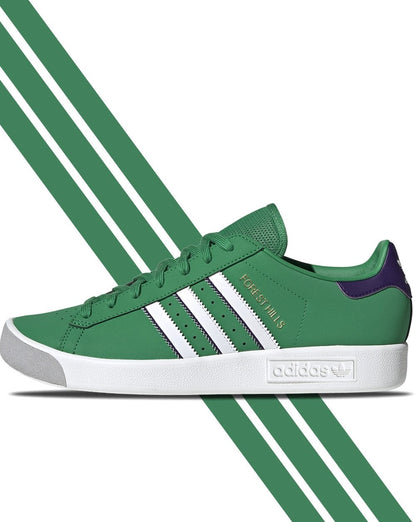 Adidas Forest Hills Turnschuhe Grün/Weiß/Lila
