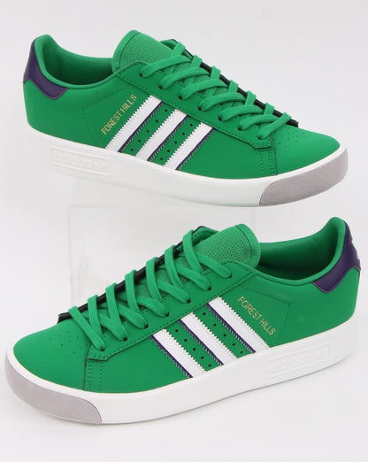 Adidas Forest Hills Turnschuhe Grün/Weiß/Lila