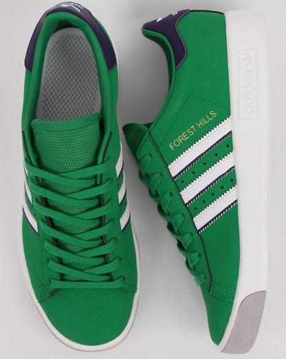 Adidas Forest Hills Turnschuhe Grün/Weiß/Lila