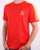 Adidas Originals 3 Stripes Espana T Shirt Red/Yellow