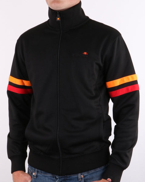 Ellesse Roma Track Top Black/Orange/Red