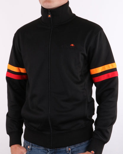 Ellesse Roma Trainingsjacke Schwarz/Orange/Rot