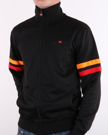 Ellesse Roma Trainingsjacke Schwarz/Orange/Rot