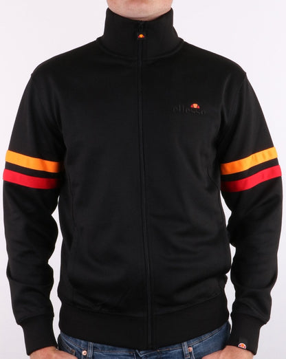 Ellesse Roma Trainingsjacke Schwarz/Orange/Rot