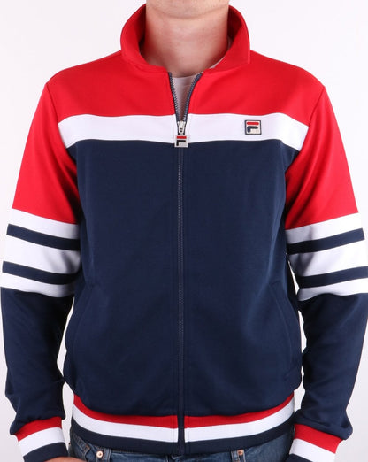 Fila Vintage Courto Trainingsjacke Rot/Marineblau/Weiß