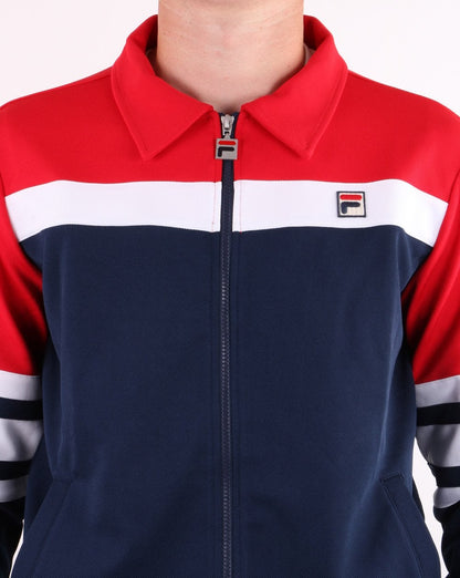 Fila Vintage Courto Trainingsjacke Rot/Marineblau/Weiß