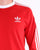 Adidas Originals 3 Stripes Long Sleeve Tee Scarlet Red